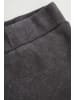 Coccodrillo Gerippte Leggings mit langem Hosenbein in grau