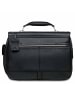 Piquadro Modus Aktentasche Leder 43 cm Laptopfach in schwarz