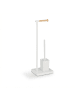 relaxdays WC Garnitur in Weiß - (B)23 x (H)66,5 x (T)18 cm
