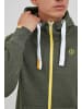 !SOLID Kapuzensweatjacke SDBenn High Neck Zip-Hoodie in Dunkelgrün