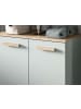 Inn.Furn Badmöbel-Setgrün, Eiche 2-teilig 60 cm, Badkombination skandinavisches Design