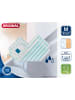 Leifheit  Wischbezug CLEAN TWIST M Ergo POWER CLEAN M micro duo Set weiß 37,0x15,0x1,0cm