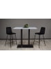 58 aufm Kessel TRESENTISCH Electra 120x70x106 schwarz matt/aqua matt lack