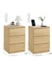 VASAGLE 2er-Set: Nachttisch Kailyn in Gelb - (B)40 x (H)59 x (T)35 cm