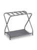 relaxdays 2 x Kofferständer in Grau - (B)66 x (H)58 x (T)38 cm