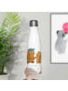 Mr. & Mrs. Panda Trinkflasche Bär Kind Pommes ohne Spruch in Weiß