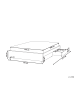 Beliani 6-tlg Doppelbett PRADES in Grau