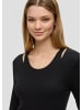 QS T-Shirt in 9999_schwarz