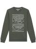 wat? Apparel Sweatshirt Mountains in Khaki