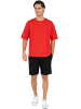 Reichstadt Reichstadt Regular Fit T-Shirt Herren Shoulder Drop 25RS071 Red 3XL