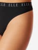 ELLE Slip High Leg - ELLE LOGO in Black