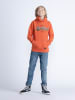 Petrol Industries Hoodie mit Aufdruck Tinley Park in Orange