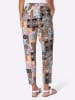 WITT WEIDEN Sweathose in mint-apricot-gemustert