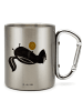 Mr. & Mrs. Panda Kaffeetasse Stinktier Ball ohne Spruch in Silber