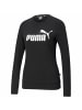 Puma Bodywear Sweatshirt ESS Logo Crew TR in Schwarz