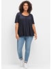 sheego T-Shirt in tiefblau