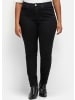 sheego Skinny Jeans in black denim