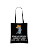 Mr. & Mrs. Panda Tragetasche Axolotl Tequila mit Spruch in Schwarz