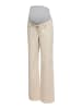 Vero Moda Umstandsjeans mit weitem Bein in Ecru