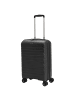 D&N Travel Line 4700+ - 4-Rollen-Kabinentrolley S 55 cm erw. (schwarz) in schwarz