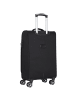 Nowi Edinburgh 4 Rollen Kofferset 3-teilig schwarz