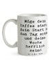 Mr. & Mrs. Panda Tasse Spruch Selbstzweifel Überwinden mit Spruch in Weiß