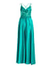 Vera Mont Abendkleid mit Placement in Jewel Green