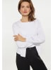 usha BLACK LABEL Damen Cardigan in WEISS