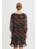 ICHI Kleid IHBALLY Loose fit in BLACK SMALL MULTI FLOWER
