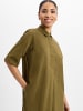 Marie Lund Kleid Lisa in oliv - 0003