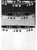 JBS Long Short / Pant Cotton in Schwarz / Grau / Weiß