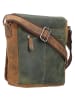 Billy the Kid Hunter Umhängetasche Leder 20 cm in khaki-brown