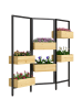Outsunny Hochbeet in Naturholz 116L x 20B x 112H cm