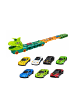 Wisam® Dinosaurier-Truck mit Federn, Schienen für Autos
