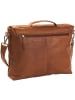 The Chesterfield Brand Wax Pull Up Aktentasche Leder 38 cm Laptopfach in cognac