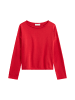 Feinstrickpullover loose in Sunny Red