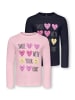 KIDS ONLY 2er-Pack Langarmshirts Bio-Baumwolle Kmgcandy in pale lilac
