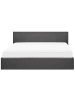 Beliani Doppelbett ORBEY in Grau - (W) 197 x (H) 88 x (L) 212 cm