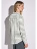 Street One 'Gestreifte Leinen-Hemdbluse' Grün