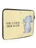 Mr. & Mrs. Panda Notebook Tasche Elefant Seifenblasen mit Spruch in Gelb Pastell