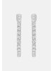 Ethische Diamanten Ohrringe aus 375 Weißgold mit Lab Grown Diamant