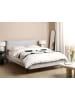 Beliani Doppelbett CORIO in Grau/Schwarz - (W) 153 x (H) 101 x (L) 219 cm