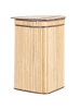 Beliani Wäschekörbe BADULLA in Braun - (W) 42 x (H) 60 x (L) 35 cm
