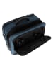 Dermata 2 Rollen Businesstrolley 41 cm Laptopfach in blau