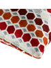 Erwin Müller Jacquard Kissenhülle York Wabe in rot-orange