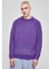 Urban Classics Urban Classics Gestrickter Rundhalsausschnitt in realviolet