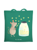 Mr. & Mrs. Panda canvas tasche Maus Sterne ohne Spruch in Mint