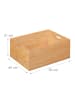 relaxdays Aufbewahrungsbox in Natur - (B)50 x (H)21 x (T)40 cm