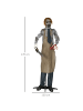 HOMCOM Halloween-Dekorationen-130L x 18B x 170H cm-mehrfarbig