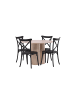 ebuy24 Schwarz 110 x 110 cm